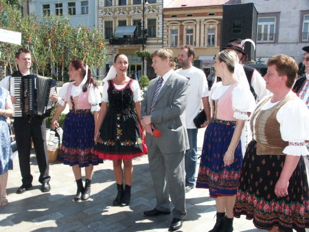 Uvítanie sprievodu primátorom Košíc